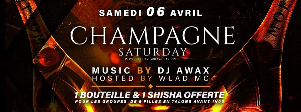 CHAMPAGNE SATURDAY • POWERED BY MOËT & CHANDON